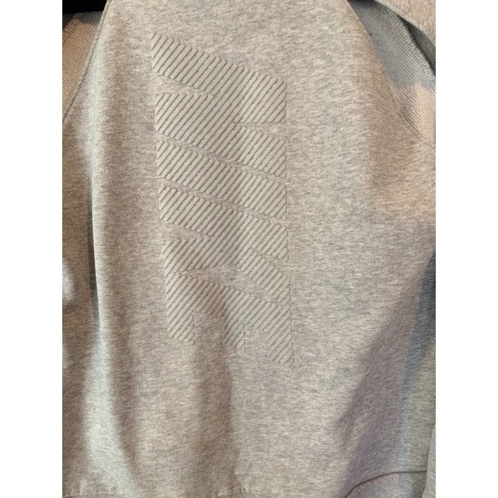 Nike Gray Crewneck Sweatshirt Womans XL‎ Back Cut Outs Big Logo